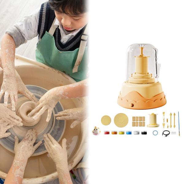 子供用陶芸ろくろキット 陶芸成形機 DIY 初心者向け クリエイティブ 子供用おもちゃ ギフト 男の子 女の子 電動アートクラフトキット HiFlyshop - 通販 - Yahoo ショッピング