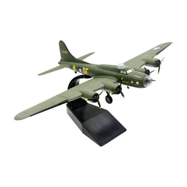 17機　模型 シミュレーション 1/144 B17 航空機モデル ディスプレイスタンド付き