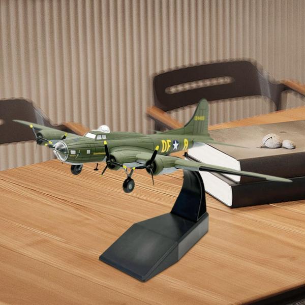 シミュレーション 1/144 B17 航空機モデル ディスプレイスタンド付き