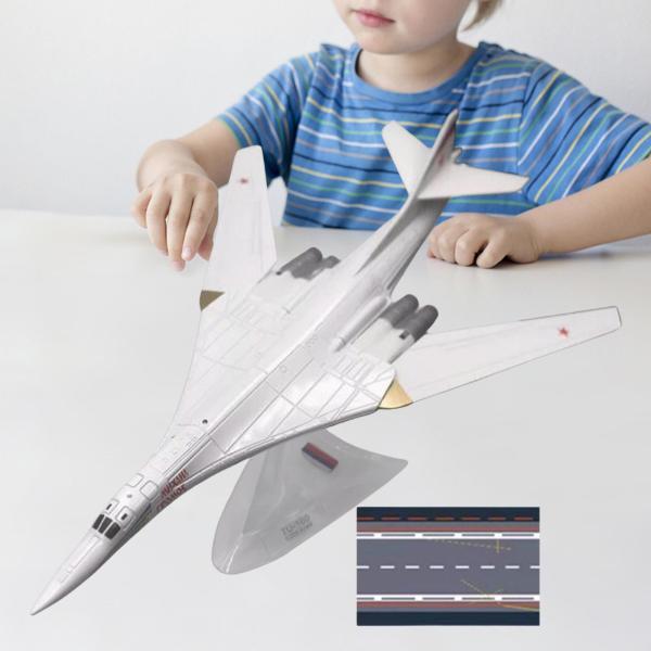 1/200 ツポレフ TU-160 戦略爆撃機 航空機モデル リアルな飛行機