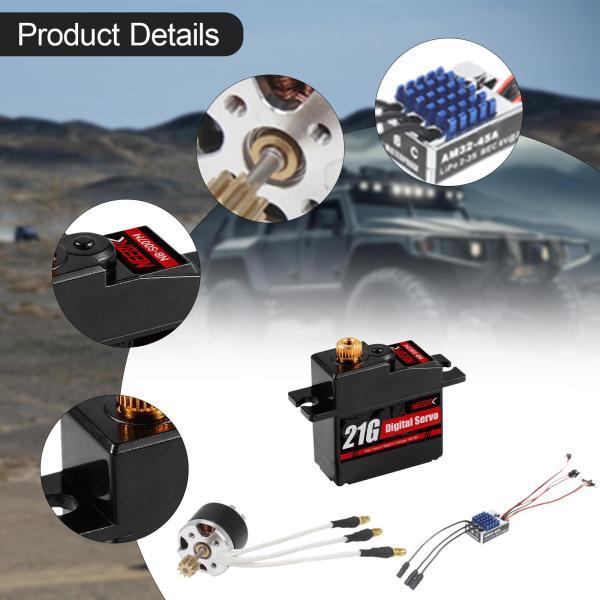 サーボ1/12スケール付きESCセット付きモーターに適用 MN82MN168の実的