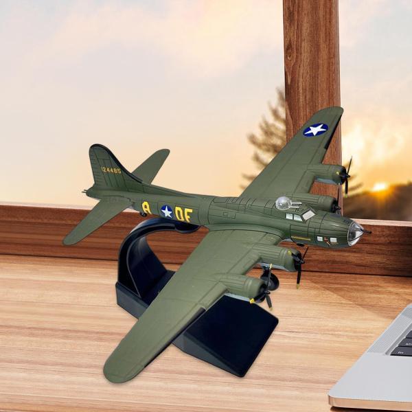 合金1/144 B17戦闘機ダイキャストモデルベース付きギフトコレクション