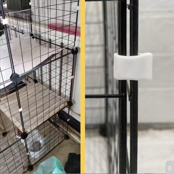 ドアロックバックル 40個 ベビーサークルロック DIY 組み立て ウサギ