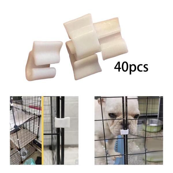 ドアロックバックル 40個 ベビーサークルロック DIY 組み立て ウサギ