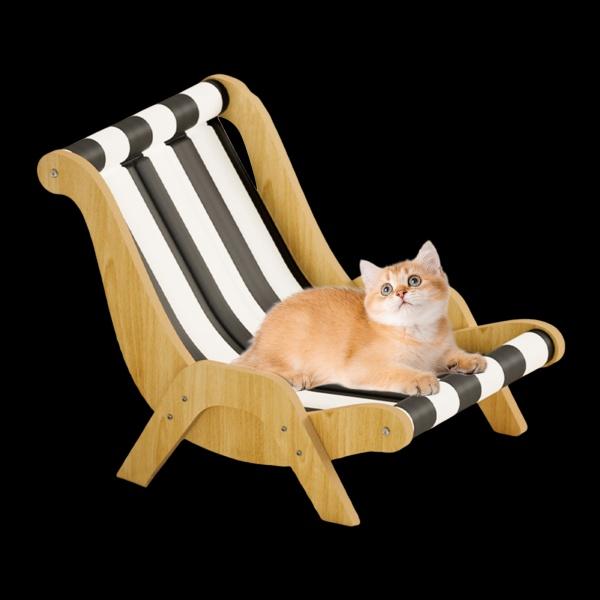 猫ラウンジチェア、冷却ハンモックベッド、ペットベッドペットのベッド 