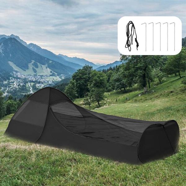 屋外キャンプハイキングブラック用のビビーテントコンパクト