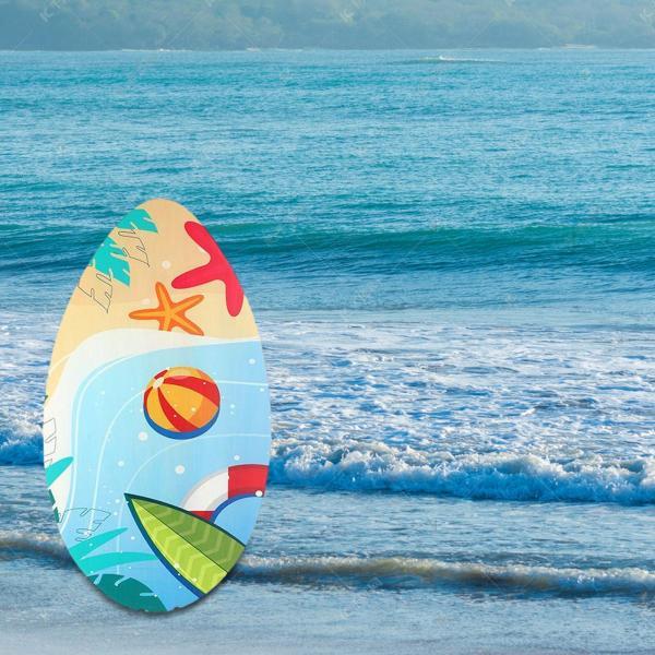 SKIM V イエローサーフボード 540mm x 1380mm スキムボード SKIM V