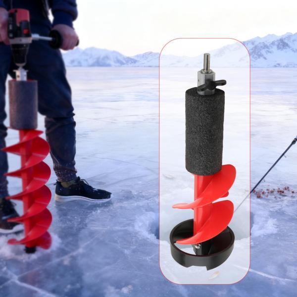 アイスドリルオーガー 頑丈な釣り道具 海釣り用 アウトドア用品 50cm