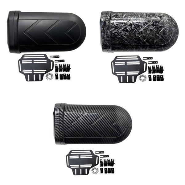 バイク用サイドボックス ユニバーサルバイクツールボックス  DS525x 用 ブラックの画像