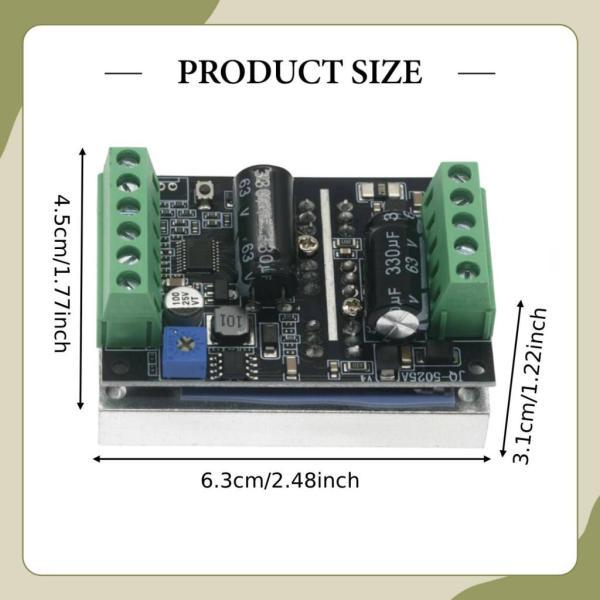 Bldc 3相ブラシレスモーターコントローラー、DC6-60V 20A産業用