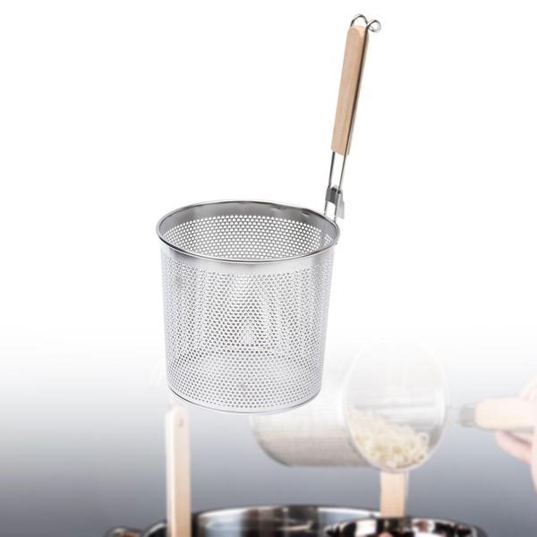 ステンレス製パスタストレーナー 麺用ストレーナー 19cm : HiFlyshop