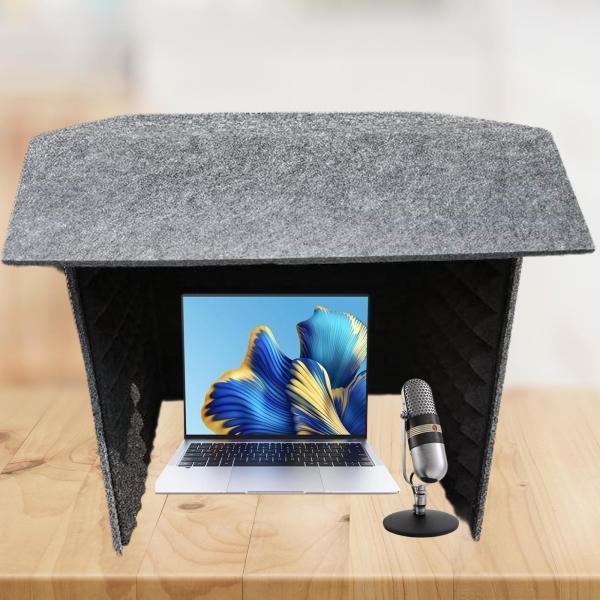 ポータブル防音ボーカルブース 自宅用小型デスクトップレコーディング