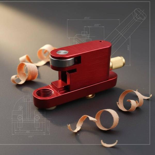 バイオリンインレイマーカー 楽器製作工具 溝切りガイド 精密構造 調整可能深さ 金属ボディ ロゼットカッター チャンネル加工 曲面プレート対応 制作現場に適用