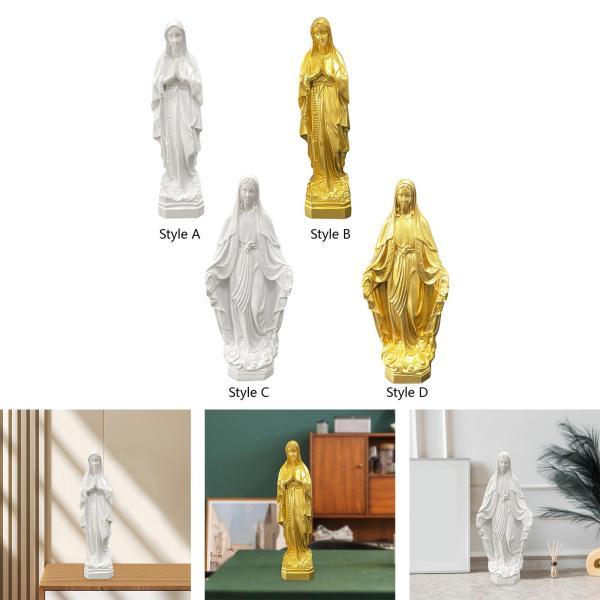聖母マリアの置物彫刻コレクションアートワーク装飾祈りのマリア 聖母マリアの置物彫刻コレクションアートワーク装飾祈りのマリア