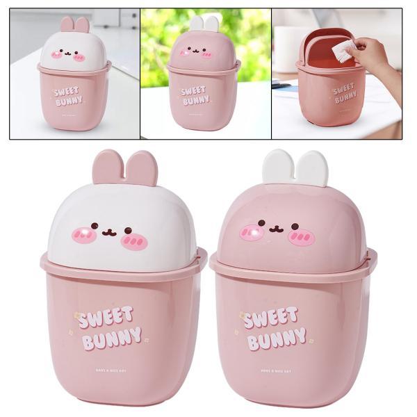 かわいいデスクトップバスケット缶デスクミニゴミ箱クリエイティブ