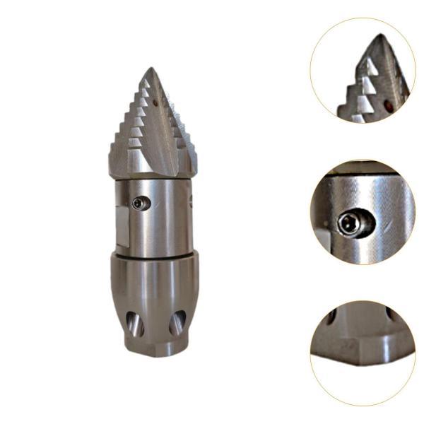 下水ジェットホースノズル 清掃ツール 散水器 【フィート】 スチール製高圧洗浄機 パイプライン浚渫下水ノズル