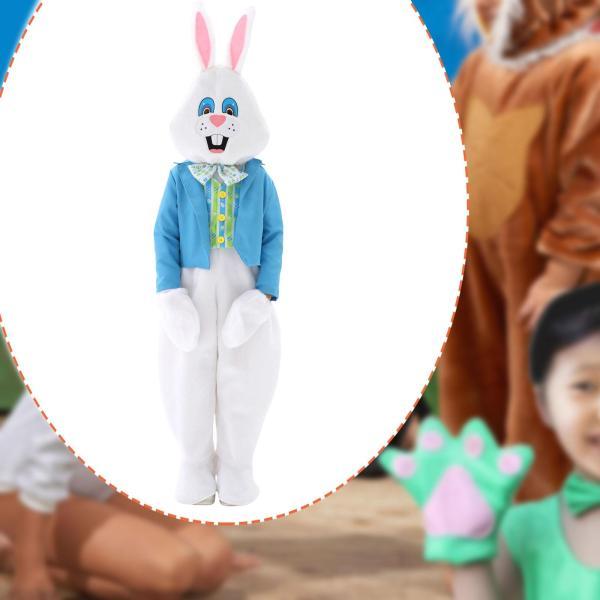 子供用イースターバニーコスチューム、お祭り、パーティー、女の子向けの漫画人形コスチューム_8