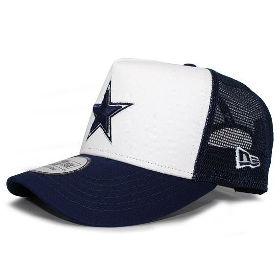 ニューエラ キャップ 9FORTY メッシュキャップ ダラス カウボーイズ  NFL TRUCKER MESH CAP WHITE-NAVY  NEW ERA DALLAS COWBOYS 12746928｜amazingstore｜02