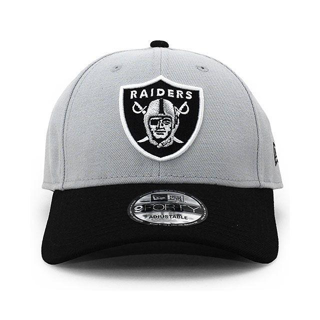 ニューエラ 9forty ラスベガス レイダース Nfl Team Color Adjustable Cap Grey Black New Era Las Vegas Raiders Amazingstore 通販 Yahoo ショッピング