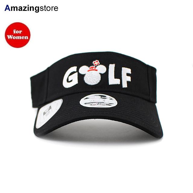 女性用 ニューエラ ゴルフ サンバイザー ディズニー Women S Sun Visor On Par Black New Era Golf Disney Amazingstore 通販 Yahoo ショッピング