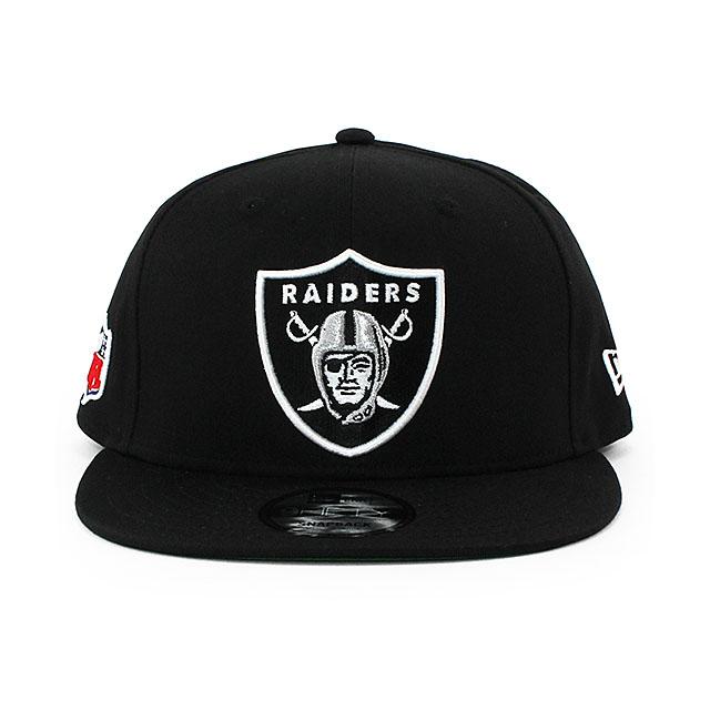 新品　RAIDERS ブラック ソックス&キャップセット 9FIFTY ニューエラ キャップ スナップバック ラスベガス レイダース