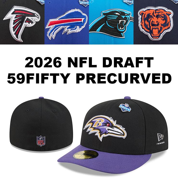 59FIFTY 2026 NFL ドラフト選手着用 ニューエラ キャップ PRECURVED