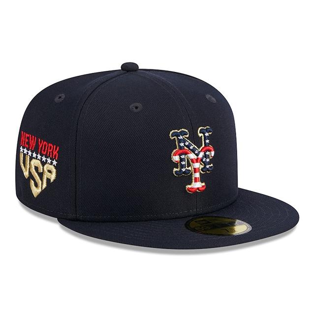 独立記念日モデル ニューエラ キャップ 59FIFTY 2023 MLB JULY 4TH STARS N STRIPES FITTED CAP  NEW ERA 帽子 キャップ オーセンティック ON-FIELD｜amazingstore｜02