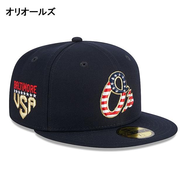 独立記念日モデル ニューエラ キャップ 59FIFTY 2023 MLB JULY 4TH STARS N STRIPES FITTED CAP  NEW ERA 帽子 キャップ オーセンティック ON-FIELD｜amazingstore｜04