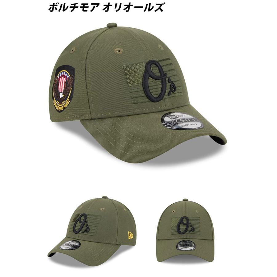 ニューエラ キャップ 9FORTY 2023 MLB ARMED FORCES SNAPBACK CAP OLIVE NEW ERA オリーブ