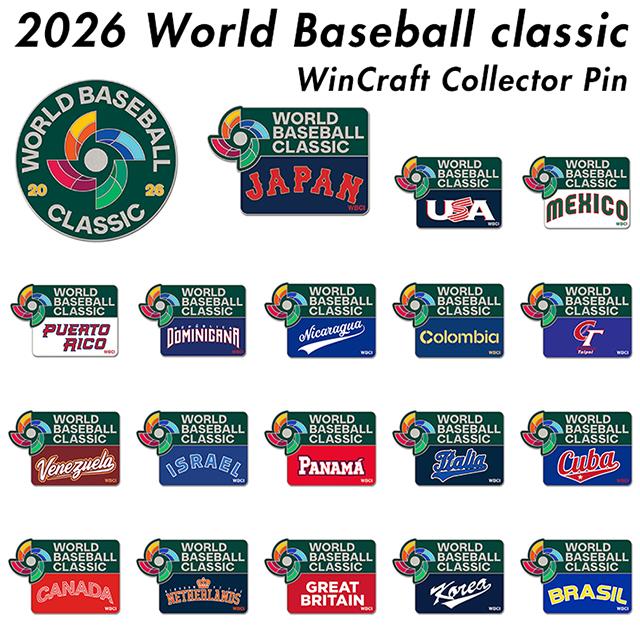 海外取寄 ウィンクラフト WBC ピンバッジ ピンズ 2026 WORLD BASEBALL