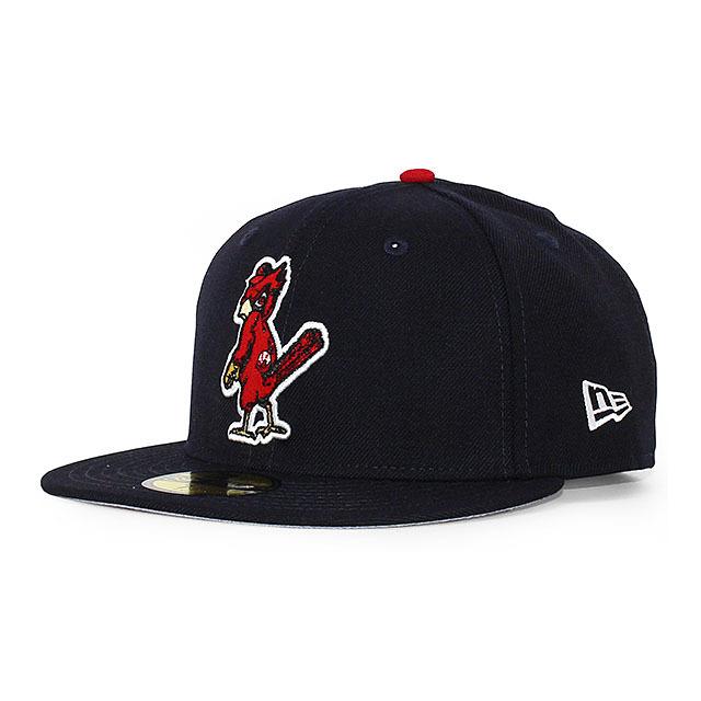 ニューエラ キャップ 59FIFTY セントルイス カージナルス MLB 1950 COOPERSTOWN FITTED CAP NAVY NEW ERA ST.LOUIS CARDINALS｜amazingstore｜02