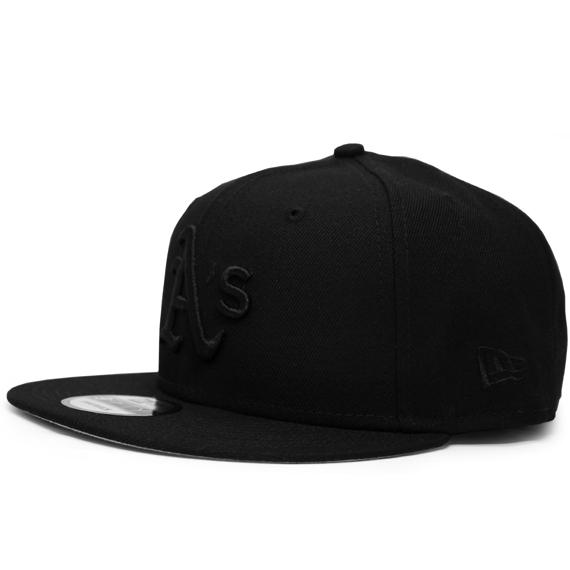 オークランド・アスレチックス　9FIFTY　ウール製スナップバック　ブラック 9FIFTY ニューエラ キャップ スナップバック オークランド