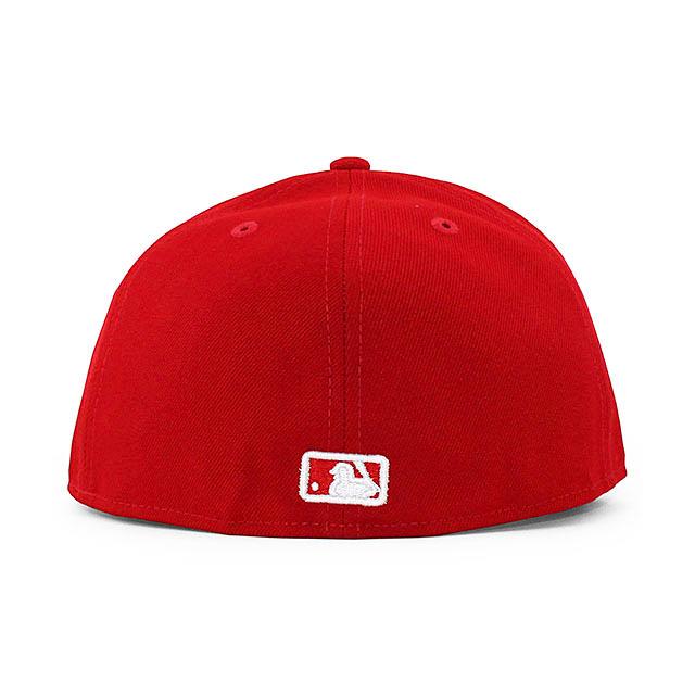 ニューエラ キャップ 59FIFTY ボストン レッドソックス MLB TEAM BASIC FITTED CAP RED WHITE NEW ERA BOSTON RED SOX｜amazingstore｜03