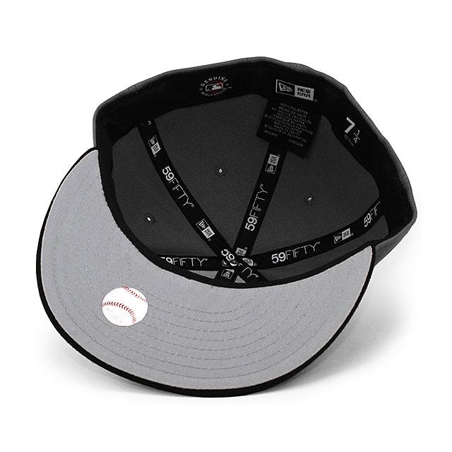 ニューエラ キャップ 59FIFTY アトランタ ブレーブス MLB 2T TEAM BASIC FITTED CAP GREY BLACK NEW ERA ATLANTA BRAVES｜amazingstore｜04