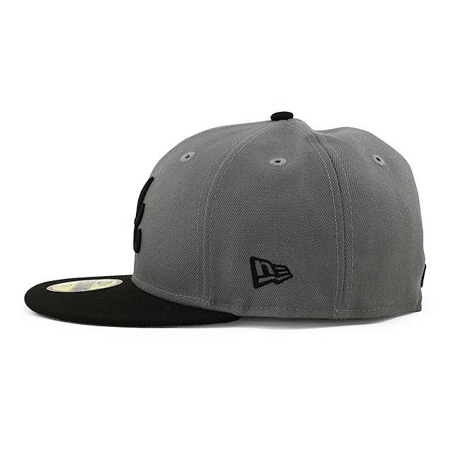 ニューエラ キャップ 59FIFTY アトランタ ブレーブス MLB 2T TEAM BASIC FITTED CAP GREY BLACK NEW ERA ATLANTA BRAVES｜amazingstore｜05