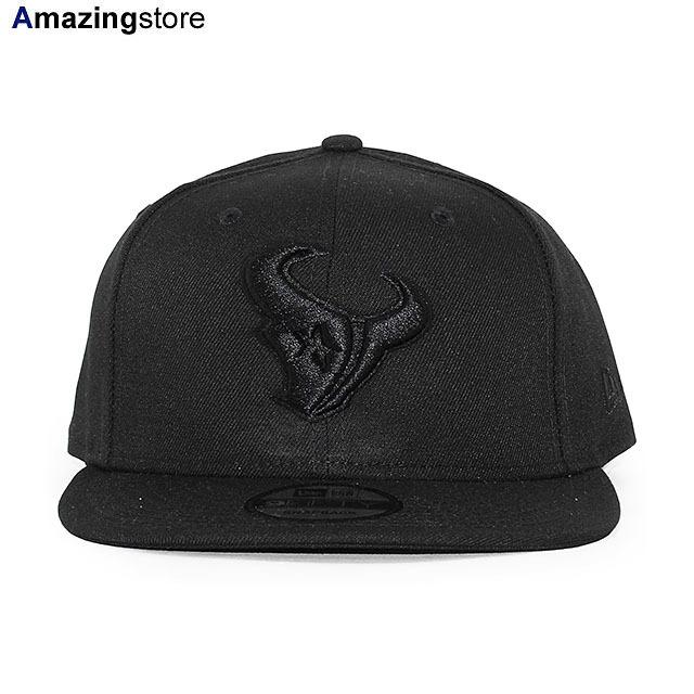 ニューエラ キャップ 9FIFTY スナップバック ヒューストン テキサンズ NFL TEAM BASIC SNAPBACK CAP BLACKOUT NEW ERA HOUSTON