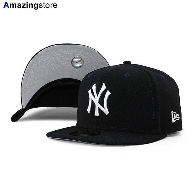 ニューエラ キャップ 59FIFTY ニューヨーク ヤンキース  MLB WOOL GREY BOTTOM FITTED CAP NAVY  NEW ERA NEW YORK YANKEES｜amazingstore