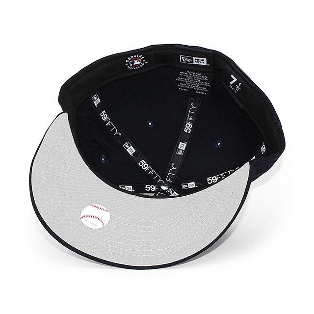 ニューエラ キャップ 59FIFTY ニューヨーク ヤンキース  MLB WOOL GREY BOTTOM FITTED CAP NAVY  NEW ERA NEW YORK YANKEES｜amazingstore｜04