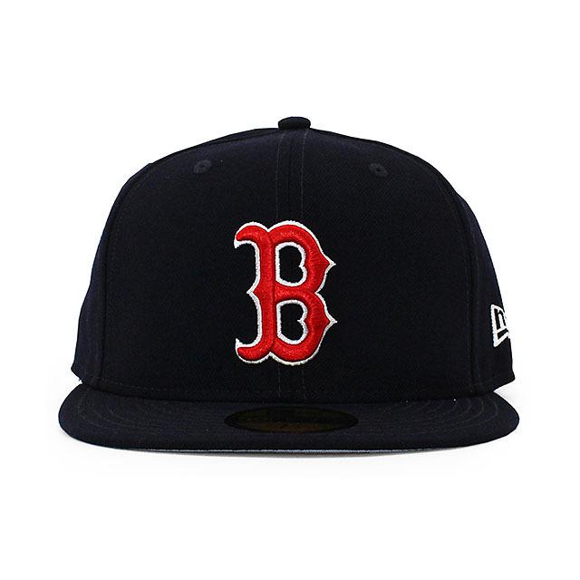 59FIFTY ニューエラ キャップ ボストン レッドソックス MLB GREY