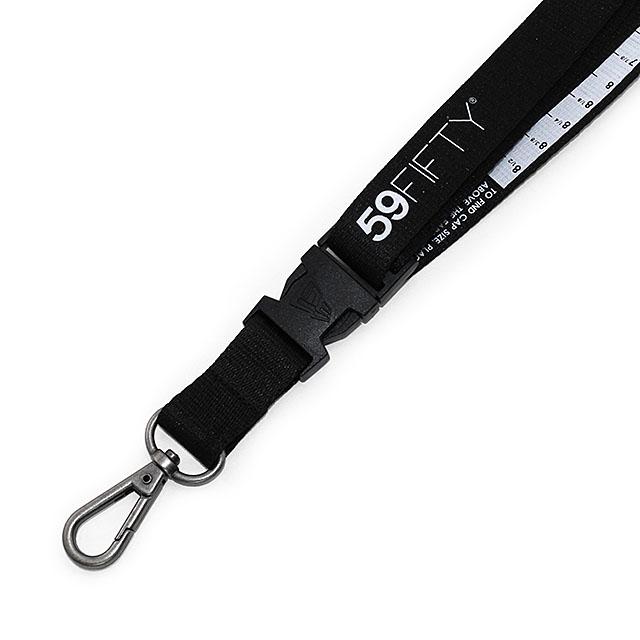 ニューエラ ネックストラップ SIZING LANYARD BLACK NEW ERA NECK
