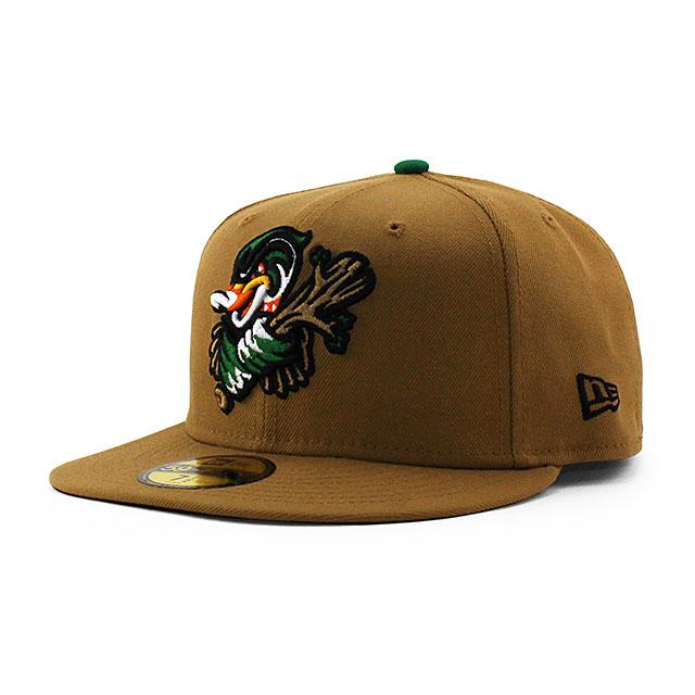 ニューエラ キャップ 59FIFTY ダウンイースト ウッドダックス MiLB ON-FIELD AUTHENTIC ALTERNATE-2 FITTED CAP BEIGE NEW ERA DOWN EAST WOOD DUCKS｜amazingstore｜02