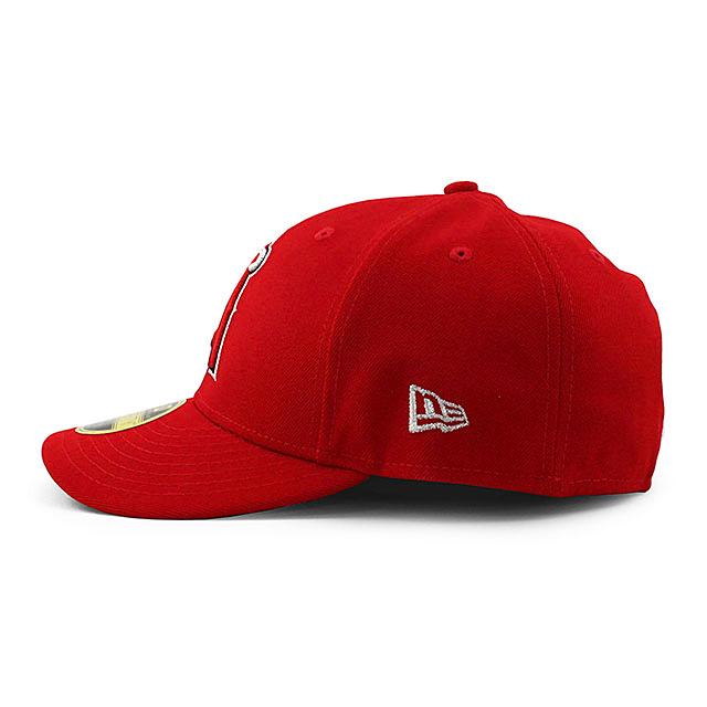 2002 ワールドチャンピオン 20周年記念モデル ニューエラ キャップ 59FIFTY ロサンゼルス エンゼルス  MLB 2002 MLB WORLD CHAMPIONS 20TH ANNIVERSARY RED｜amazingstore｜05