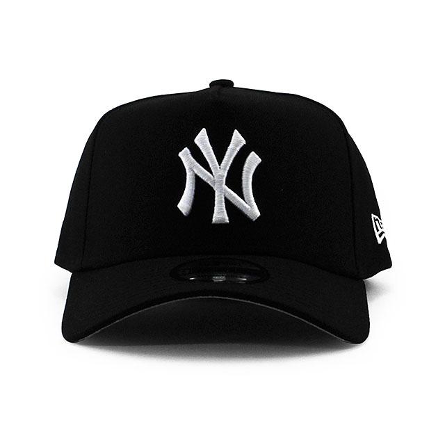 ニューエラ キャップ 9FORTY スナップバック ニューヨーク ヤンキース MLB A-FRAME SNAPBACK CAP BLACK WHITE NEW ERA NEW YORK YANKEES｜amazingstore｜02