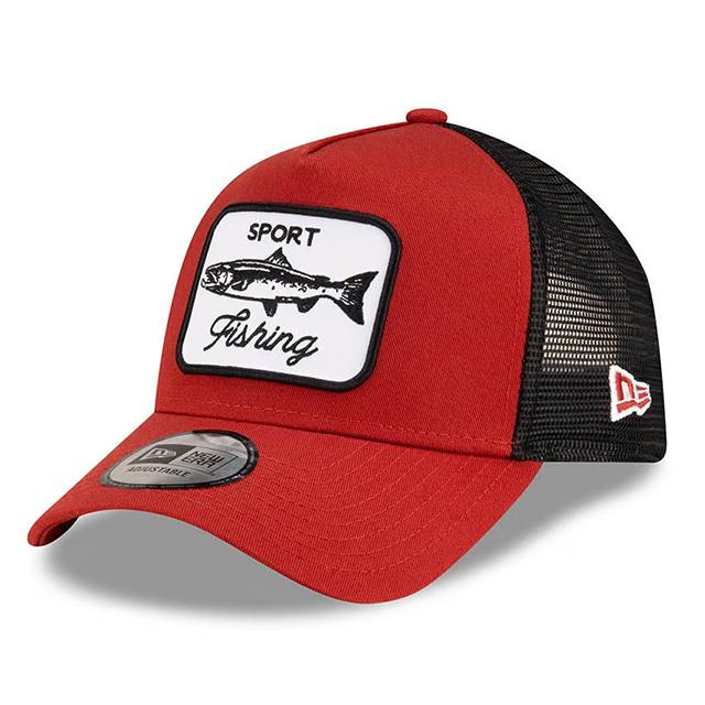 9FORTY ニューエラ メッシュキャップ FISHING PATCH A-FRAME TRUCKER