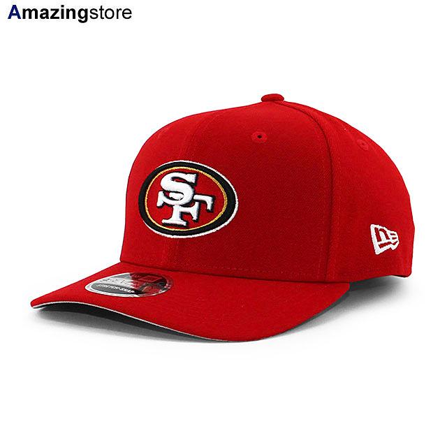 49ERS スナップバックキャップ レッド NEW ERA（ニューエラ） キャップ 9SEVENTY ストレッチ スナップバック