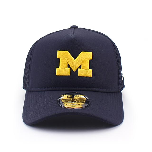 9FORTY ニューエラ メッシュキャップ ミシガン ウォルバリンズ NCAA A