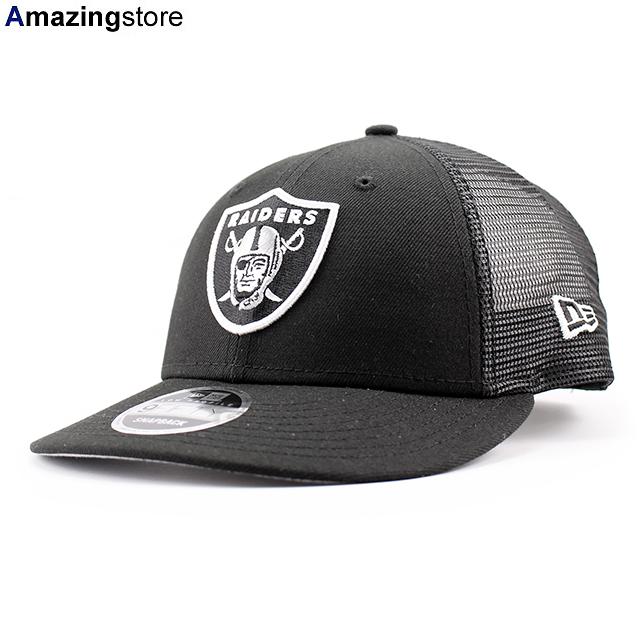 RAIDERS メッシュ　キャップ 黒 Raiders Black Team Shield Mesh - The Locker Room of Downey