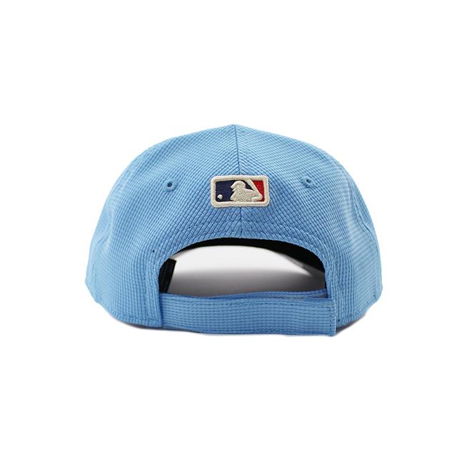 子供用 シティコネクト ニューエラ 9FORTY M-CROWN スナップバック ロサンゼルス ドジャース TODDER 2025 MLB CITY CONNECT BATTING PRACTICE SNAPBACK BLUEの画像