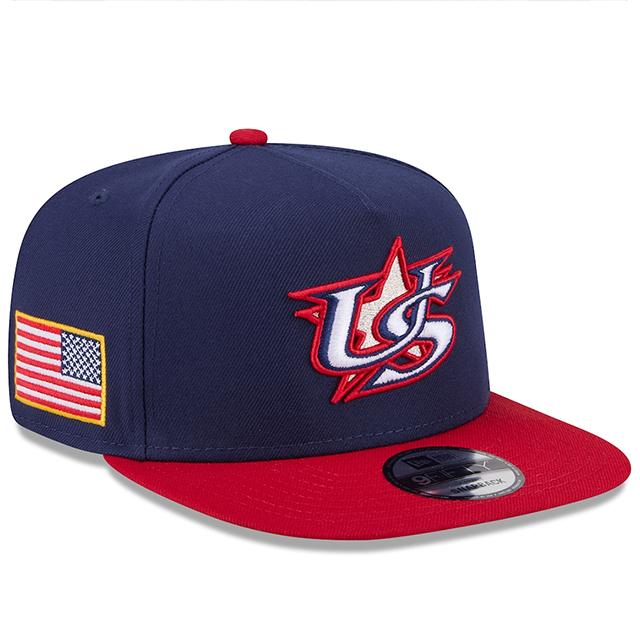 9FIFTY ニューエラ キャップ A-FRAME WBC アメリカ 2026 WORLD