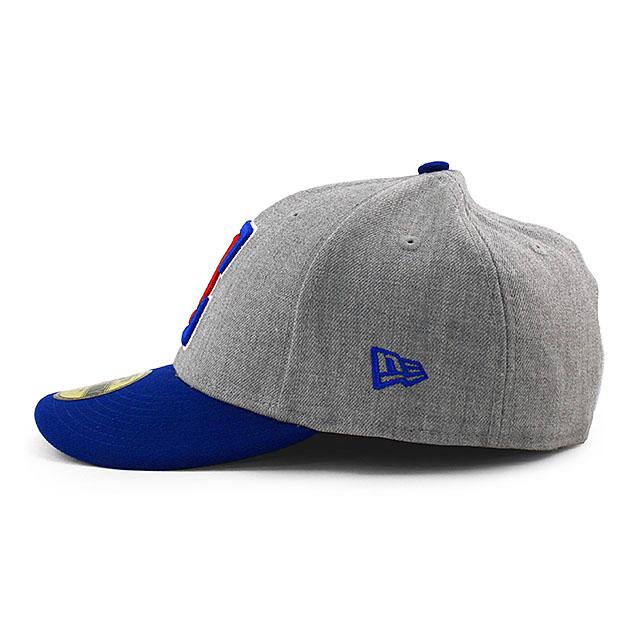 ニューエラ キャップ 59FIFTY ロサンゼルス クリッパーズ NBA LC LOW CROWN FITTED CAP LP HEATHER GREY ROYAL BLUE NEW ERA LOS ANGELES CLIPPERS｜amazingstore｜05